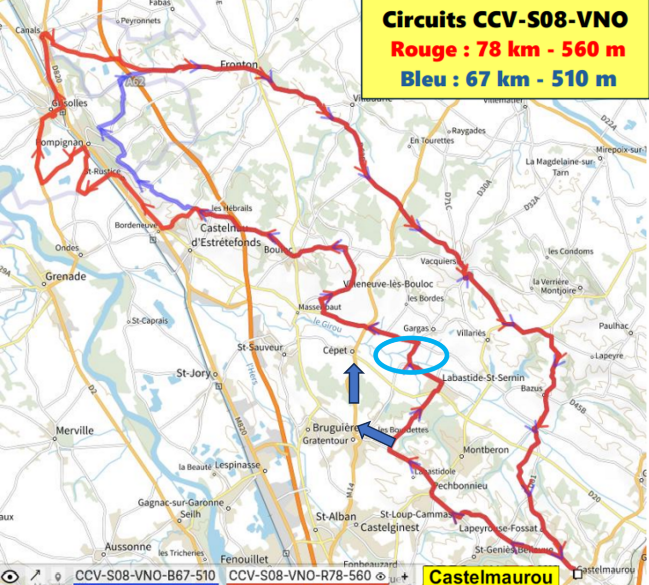 Circuits VNO du weekend des 21 & 22 février / inondations
